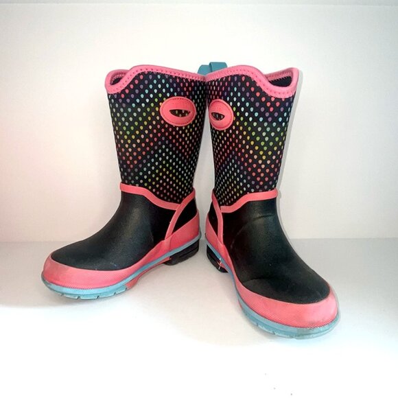 Western Chief Rain Snow Cold Rated Neoprene Waterproof Girl Boots: Sz 11 - Picture 1 of 14